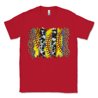 Red softball brushstroke Classic Tee - Zillion Design Studio