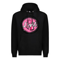 Black fight breast cancer Premium Hoodie - MaliasSmallBusiness