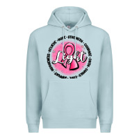 Blue Mist fight breast cancer Premium Hoodie - MaliasSmallBusiness