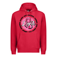 Cardinal fight breast cancer Premium Hoodie - MaliasSmallBusiness