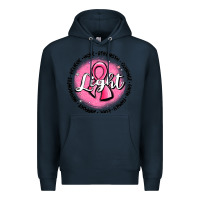 Navy fight breast cancer Premium Hoodie - MaliasSmallBusiness