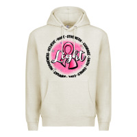 Oatmeal Heather fight breast cancer Premium Hoodie - MaliasSmallBusiness