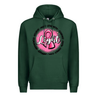 Sports Green fight breast cancer Premium Hoodie - MaliasSmallBusiness
