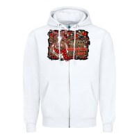 White all i want for christmas is a cow cowhide Zipper Hoodie - RanaPortraitStore