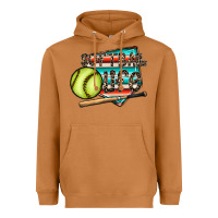 Meerkat softball life Heavyweight Hoodie - CowhideDigitalArt