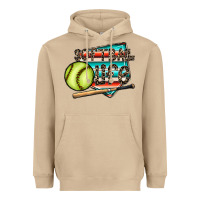 Mushroom softball life Heavyweight Hoodie - CowhideDigitalArt