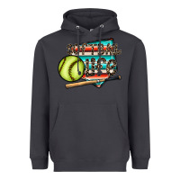 Smoke softball life Heavyweight Hoodie - CowhideDigitalArt