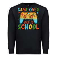 Black game over back to school Premium Sweatshirt - JahusDesignShop