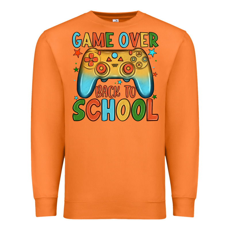 Game Over Back To School Premium Sweatshirt by JahusDesignShop | Teevron