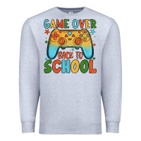Heather Grey game over back to school Premium Sweatshirt - JahusDesignShop
