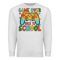Oatmeal Heather game over back to school Premium Sweatshirt - JahusDesignShop