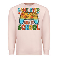 Pale Pink game over back to school Premium Sweatshirt - JahusDesignShop