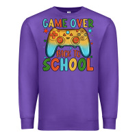 Purple game over back to school Premium Sweatshirt - JahusDesignShop