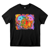 Black Be Salty Heavy Core Tee - CowhideDigitalArt