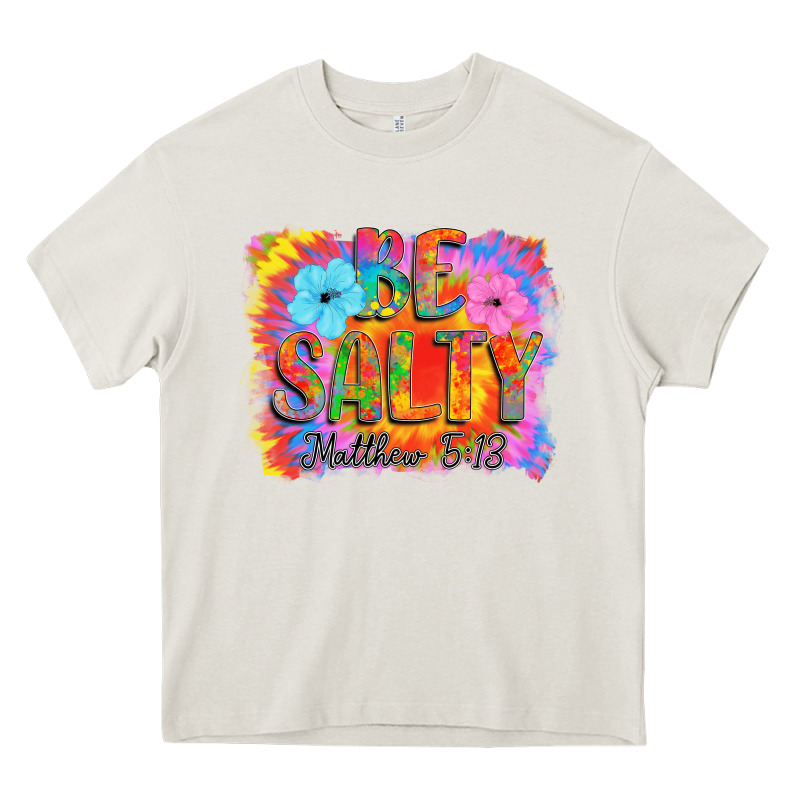 Be Salty Heavy Core Tee by CowhideDigitalArt | Teevron