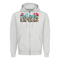 Dove Grey hot mess express Zipper Hoodie - texasbilliewilder