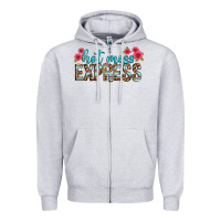 Heather Grey hot mess express Zipper Hoodie - texasbilliewilder