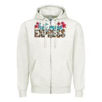 Oatmeal Heather hot mess express Zipper Hoodie - texasbilliewilder