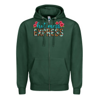 Sports Green hot mess express Zipper Hoodie - texasbilliewilder