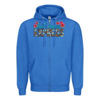True Royal hot mess express Zipper Hoodie - texasbilliewilder