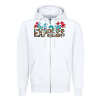 White hot mess express Zipper Hoodie - texasbilliewilder