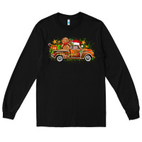 Black christmas gingerbread truck Long Sleeve Tee - Zillion Design Studio