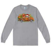 Heather Grey christmas gingerbread truck Long Sleeve Tee - Zillion Design Studio