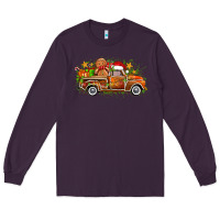 Plum christmas gingerbread truck Long Sleeve Tee - Zillion Design Studio