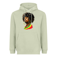 Matcha juneteenth black women Heavyweight Hoodie - HRA Design Shop
