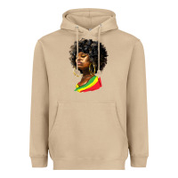 Mushroom juneteenth black women Heavyweight Hoodie - HRA Design Shop