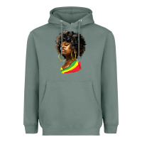 Juneteenth Black Women Heavyweight Hoodie | Teevron