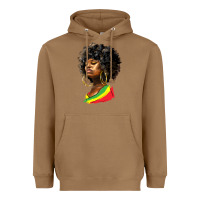 Toasted Coconut juneteenth black women Heavyweight Hoodie - HRA Design Shop
