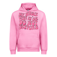 Fuchsia Pink my whole vibes on do not disturb Urban Hoodie - MaliasSmallBusiness