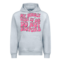 Heather Grey my whole vibes on do not disturb Urban Hoodie - MaliasSmallBusiness