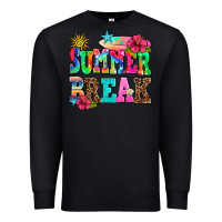 Black summer break Premium Sweatshirt - AdoDesignShop