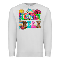 Dove Grey summer break Premium Sweatshirt - AdoDesignShop