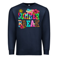 Navy summer break Premium Sweatshirt - AdoDesignShop