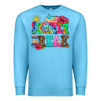 Ocean Blue summer break Premium Sweatshirt - AdoDesignShop