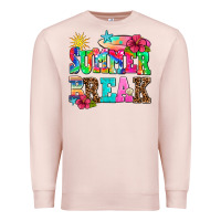 Pale Pink summer break Premium Sweatshirt - AdoDesignShop