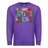 Purple summer break Premium Sweatshirt - AdoDesignShop