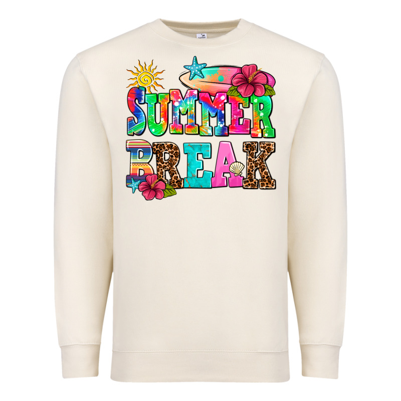 Summer Break Premium Sweatshirt by AdoDesignShop | Teevron