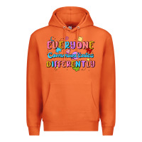 Carrot everyone communicates differently Premium Hoodie - MaliasSmallBusiness
