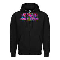 Black hot mess never stress Zipper Hoodie - texasbilliewilder