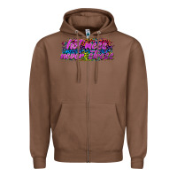 Chestnut hot mess never stress Zipper Hoodie - texasbilliewilder