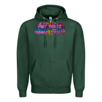 Sports Green hot mess never stress Zipper Hoodie - texasbilliewilder