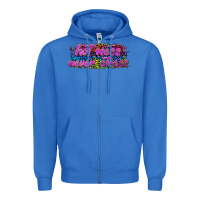True Royal hot mess never stress Zipper Hoodie - texasbilliewilder