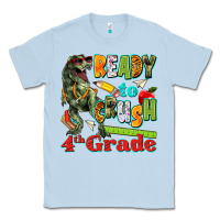 Dusty Blue ready to crush fourth grade Classic Tee - texasbilliewilder