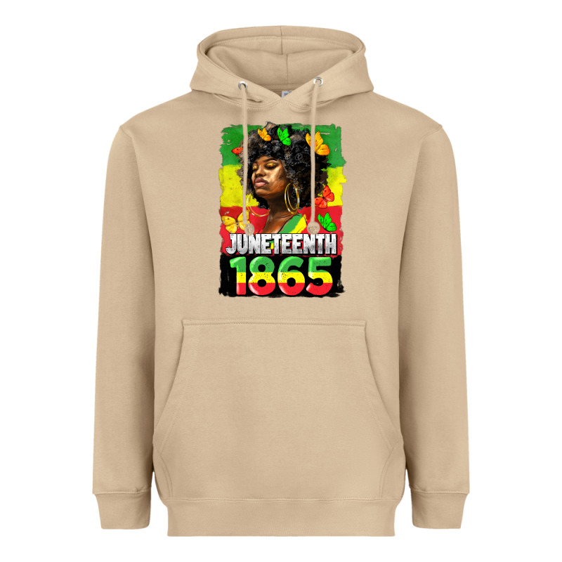 Juneteenth 1865 Black Freedom Heavyweight Hoodie by HRA Design Shop | Teevron