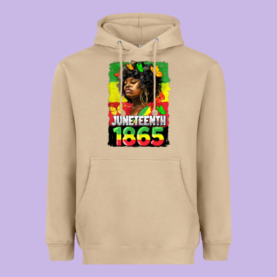 Juneteenth 1865 Black Freedom Heavyweight Hoodie Designed By Hra Design Shop