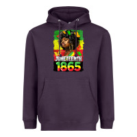 Plum juneteenth 1865 black freedom Heavyweight Hoodie - HRA Design Shop